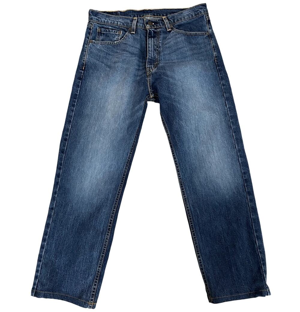 Levi's 505 Straight Leg Jeans 32x30 Red Tab Medium Wash Fall Denim Workwear
